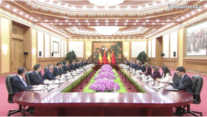 LOS REYES DE ESPAÑA INICIARON UNA VISITA DE ESTADO DE TRES DÍAS A CHINA