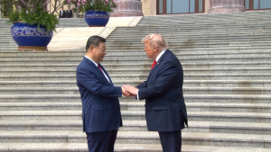 XI JINPING RECIBE A SU HOMÓLOGO ESTADOUNIDENSE DONALD TRUMP